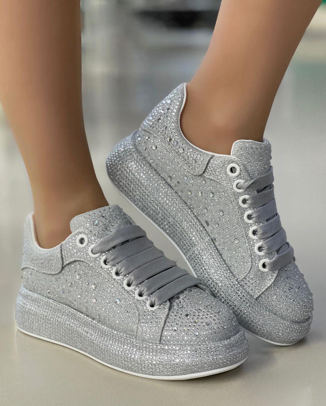 Glitter Chunky Sneakers